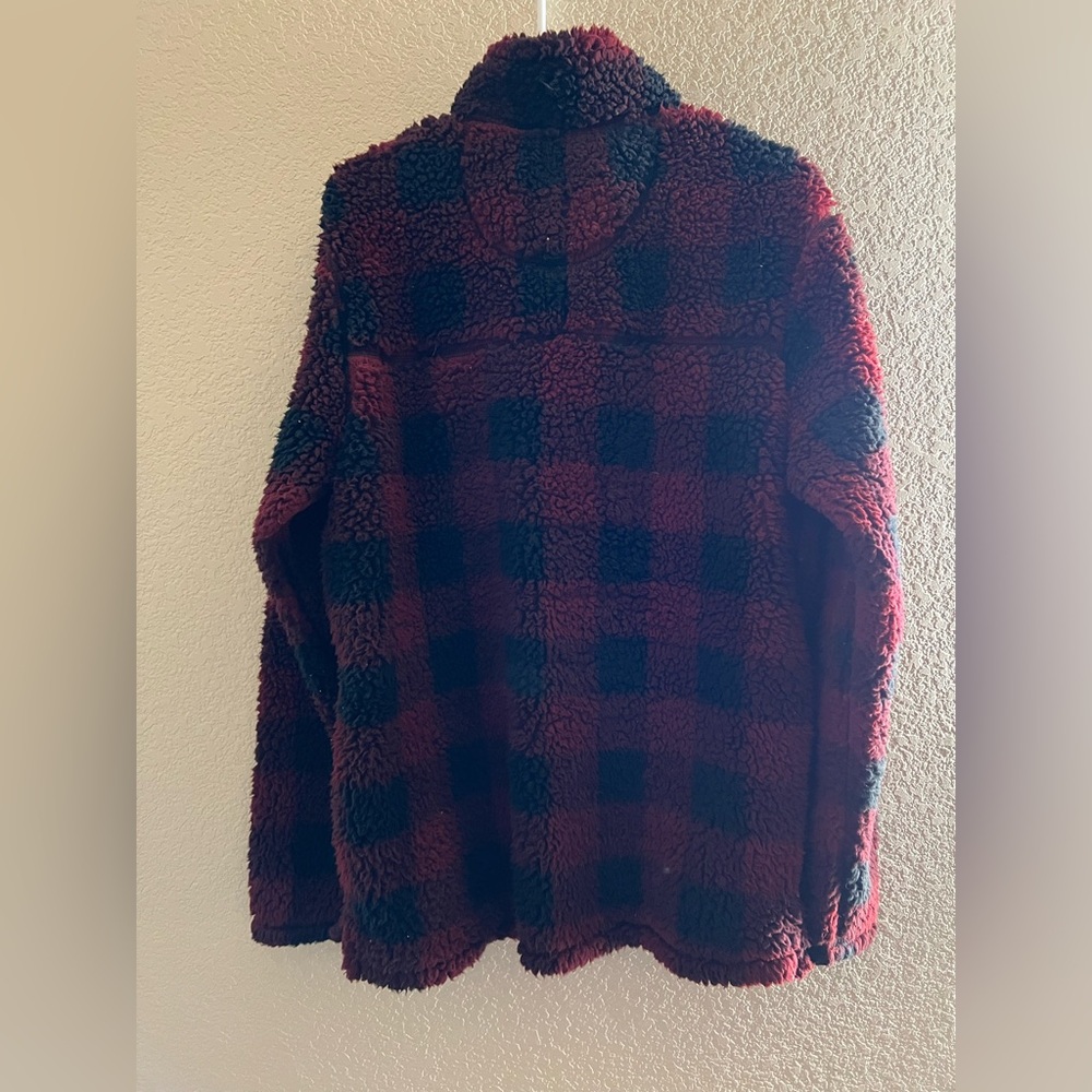 Alpine Sherpa Teddy Half Zip Pullover - Picture 2 of 6